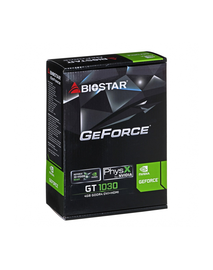 Biostar Video Card NVidia GT1030 4096M, 64bD4 PCIE3/Fan główny