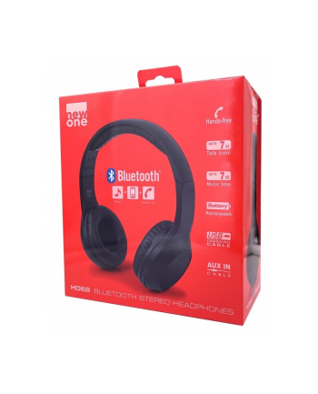 New-One Headphones  HD 68 Wireless, Black