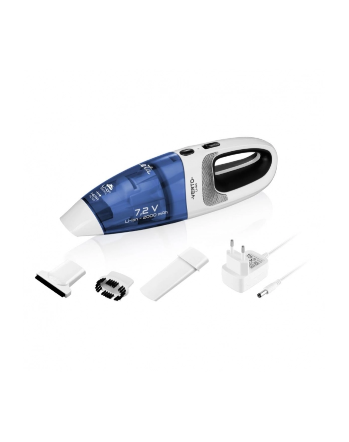 ETA Odkurzacz Verto ETA144290000 Cordless operating, Handheld, 7.2 V, Operating time (max) 15 min, White/Blue główny