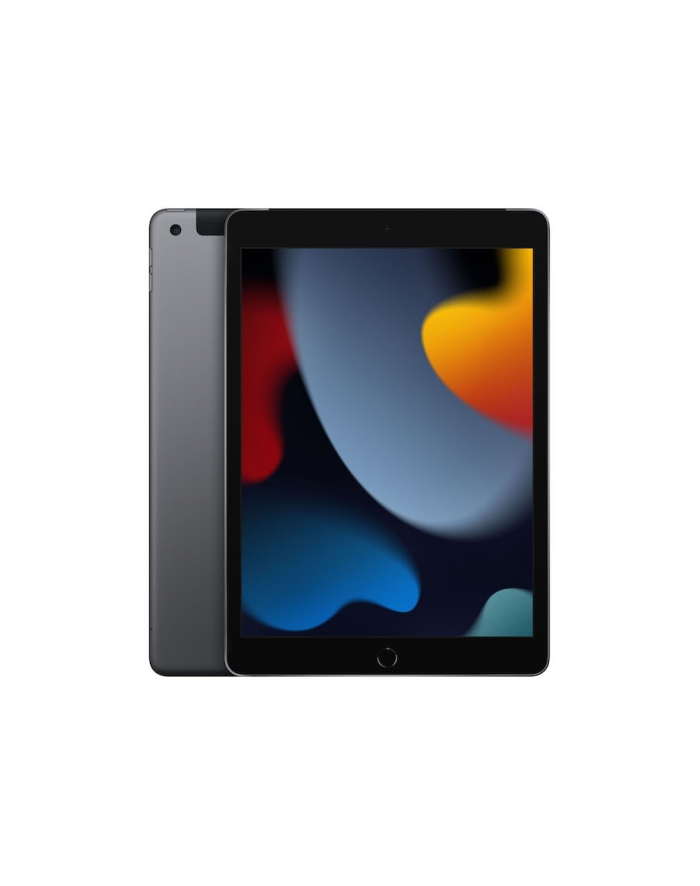 Apple iPad 10.2'' 9th Gen Space Grey, Retina Wyświetlacz IPS LCD, A13 Bionic, 3 GB, 256 GB, 4G, Wi-Fi, 12 MP, 8 MP, Bluetooth, 4.2, iPadOS, 15, 1620 x 2160 pixels główny