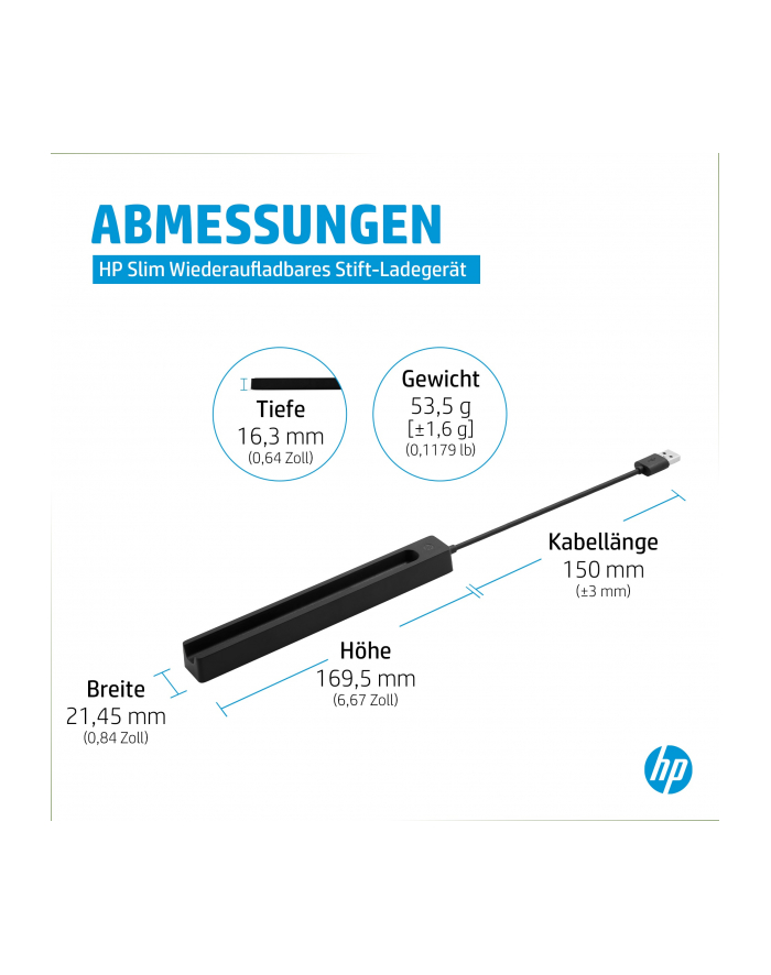 hp inc. HP Rechargeable Slim Pen Charger główny