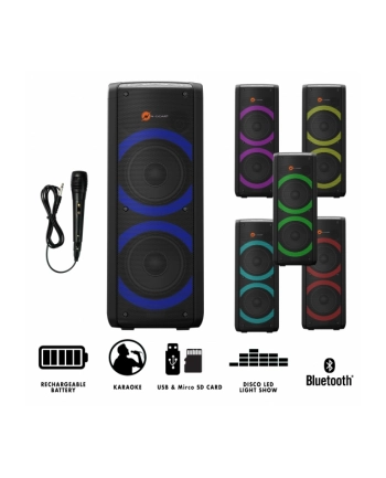 N-Gear Let's Go Party Speaker 72 LGP72 450 W, Wireless connection, Black, Bluetooth nr 2