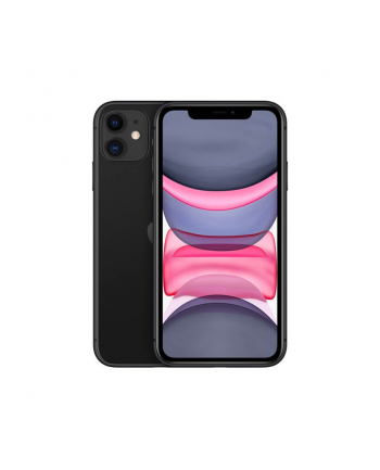 Apple iPhone 11 Black, 6.1 '', Wyświetlacz IPS LCD, 828 x 1792 pixels, Hexa-core, Internal RAM 4 GB, 128 GB, Single SIM, Nano-SIM and eSIM, 3G, 4G, Główna kamera (tył) 12+12 MP, Druga kamera (przód) 12 MP, iOS, 13, 3110 mAh