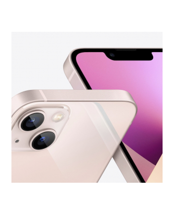 Apple iPhone 13  Pink, 6.1 '', Super Retina XDR OLED, 1170 x 2532 pixels, Apple, A15 Bionic, Internal RAM 4 GB, 128 GB, Dual SIM, Nano-SIM, 3G, 4G, 5G, Główna kamera (tył) 12+12 MP, Druga kamera (przód) 12 MP, iOS, 15, 3240 mAh
