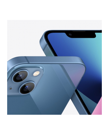 Apple iPhone 13  Blue, 6.1 '', Super Retina XDR OLED, 1170 x 2532 pixels, Apple, A15 Bionic, Internal RAM 4 GB, 128 GB, Dual SIM, Nano-SIM, 3G, 4G, 5G, Główna kamera (tył) 12+12 MP, Druga kamera (przód) 12 MP, iOS, 15, 3240 mAh