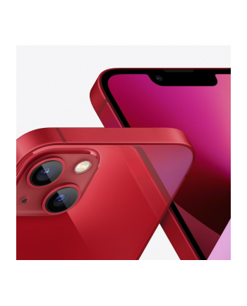 Apple iPhone 13  (PRODUCT)RED, 6.1 '', Super Retina XDR OLED, 1170 x 2532 pixels, Apple, A15 Bionic, Internal RAM 4 GB, 256 GB, Dual SIM, Nano-SIM, 3G, 4G, 5G, Główna kamera (tył) 12+12 MP, Druga kamera (przód) 12 MP, iOS, 15, 3240 mAh