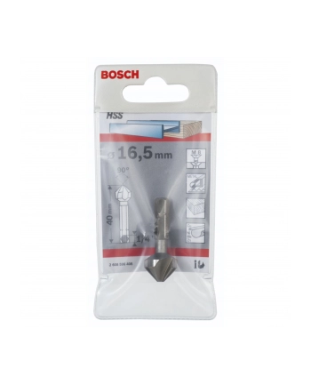 Bosch Pogłębiacze stożkowe 16,5 mm, M 8, 40 mm, 1/4'' 2608596408 nr 1