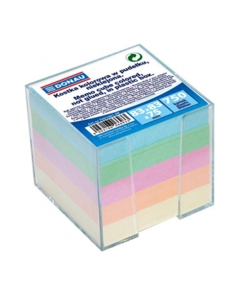 pbs connect Kostka kolorowa nieklejona 8,3 x 8,3 x 7,5cm w pudełku 750 kartek