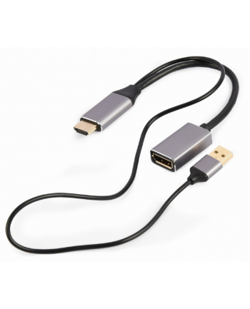 gembird Adapter HDMI do DP 4K 60Hz USB-A powered