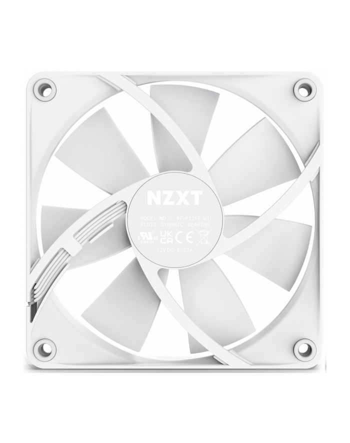 nzxt Wentylator F120P 120mm ciśnienie statyczne Biały główny