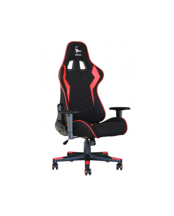 gembird Krzesło gamingowe Scorpion czarno-czerwone