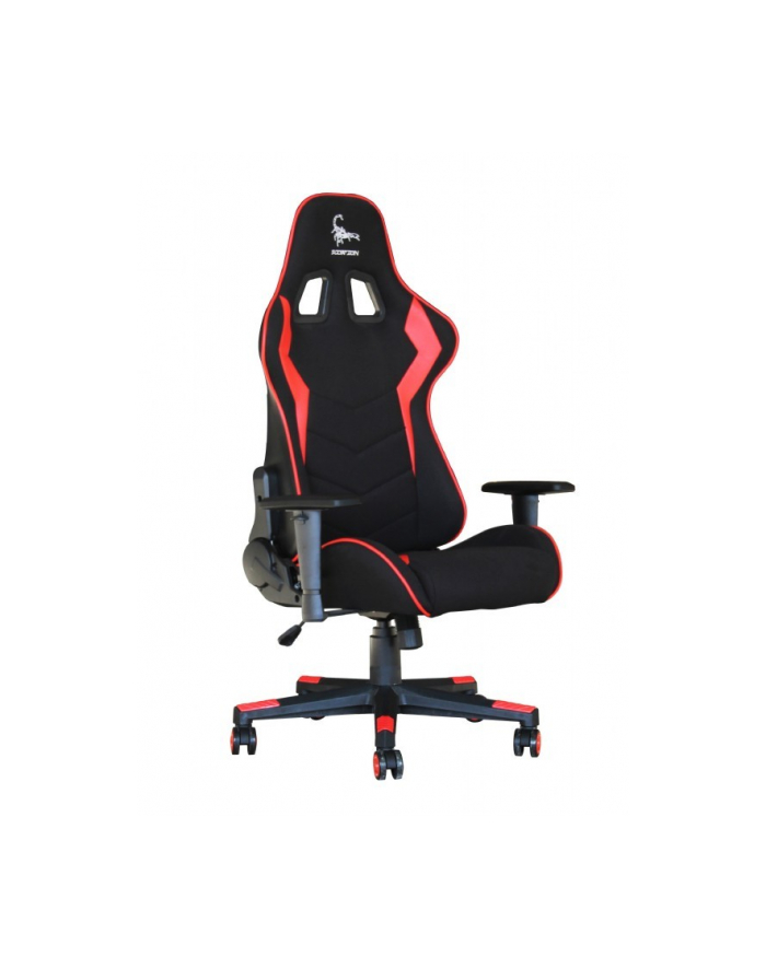 gembird Krzesło gamingowe Scorpion czarno-czerwone główny