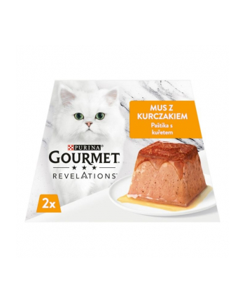 purina nestle Karma Gourmet Revelations Mus Kurczak 2x57g nr 1