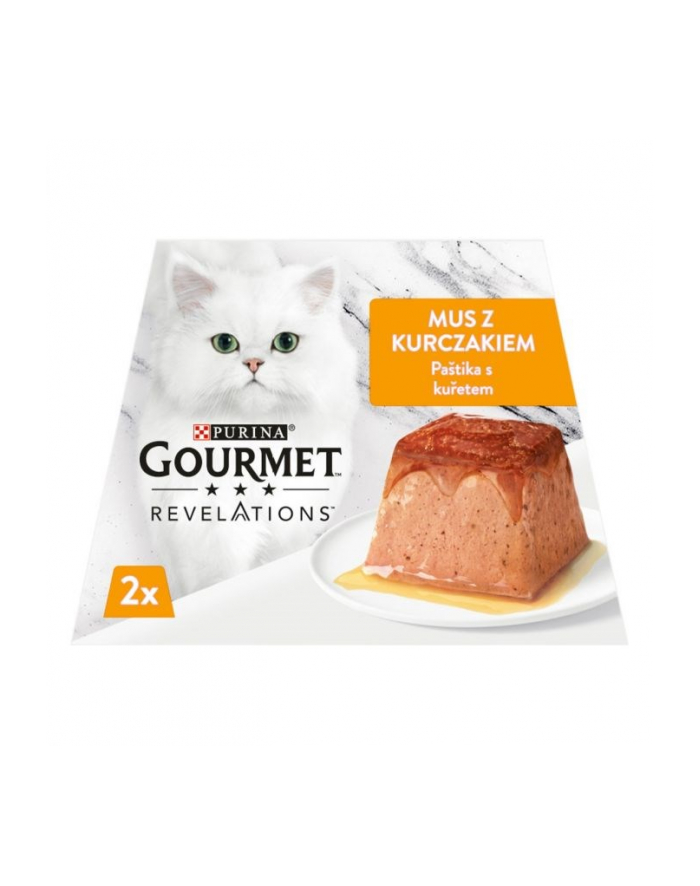 purina nestle Karma Gourmet Revelations Mus Kurczak 2x57g główny