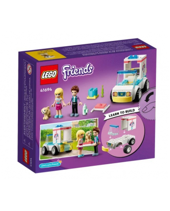 LEGO Friends 41694 Karetka kliniki dla zwierzątek