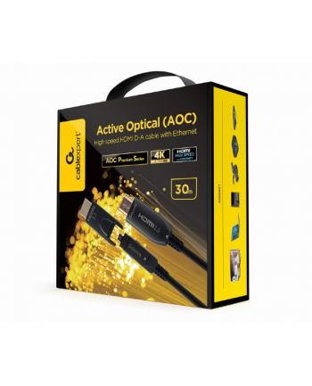 gembird Kabel AOC High Speed HDMI with ethernet 30 m z adapterem D/A