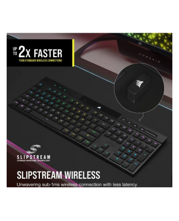 corsair Klawiatura K100 RGB Air Wireless Ultra Thin Cherry MX