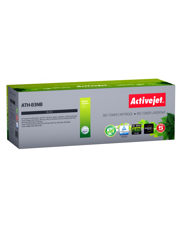 BIO Toner Activejet ATH-83NB (zamiennik HP 83A CF283A  Canon CRG-737; Supreme; 1500 stron; czarny) główny