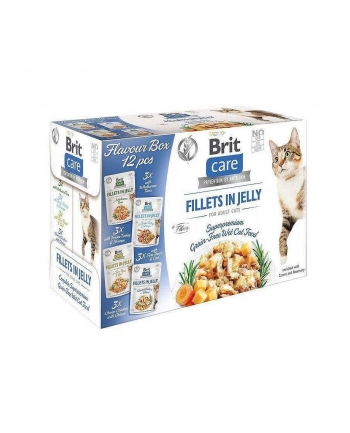 Brit Care Cat FJ Flavour Box in Jelly Pouch 12x85g nr 1
