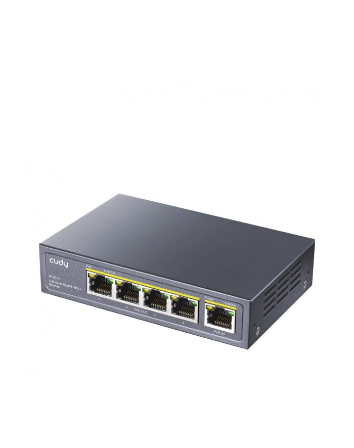 Cudy Extender Poe++ Przedłużacz 1X4 Poe+ Gigabit Poe40 główny
