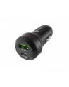 natec Ładowarka samochodowa Coney 1x USB 1x USB-C QC 3.0 48W Czarna - nr 12