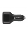 natec Ładowarka samochodowa Coney 2x USB 1x USB-C QC 3.0 Power Delivery 84W Czarna - nr 20
