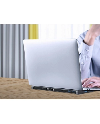 gembird Hub USB-C PD GbE VGA HDMI 3xUSB 3.1 czytnik kart SD nr 1