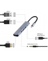 gembird Adapter USB-C 5w1, PD, HDMI, Audio, USB 3.1, USB 2.0 - nr 8