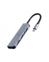 gembird Adapter wieloportowy USB-C 6w1, HDMI, USB 3.1, USB 2.0x2, czytnik kart - nr 4
