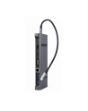 gembird Adapter USB-C 9w1, HDMI, USB-C PD, VGA, DP, USBx3, Audio, LAN - nr 16