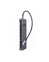 gembird Adapter USB-C 9w1, HDMI, USB-C PD, VGA, DP, USBx3, Audio, LAN - nr 32