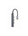 GEMBIRD Hub USB 4-Porty USB3 x 1 USB2 x 3 srebrny - nr 1
