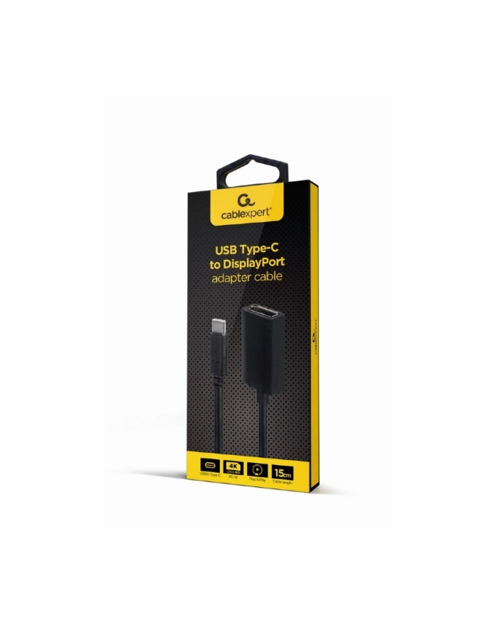 gembird Adapter USB-C do DisplayPort 4K 15 cm główny