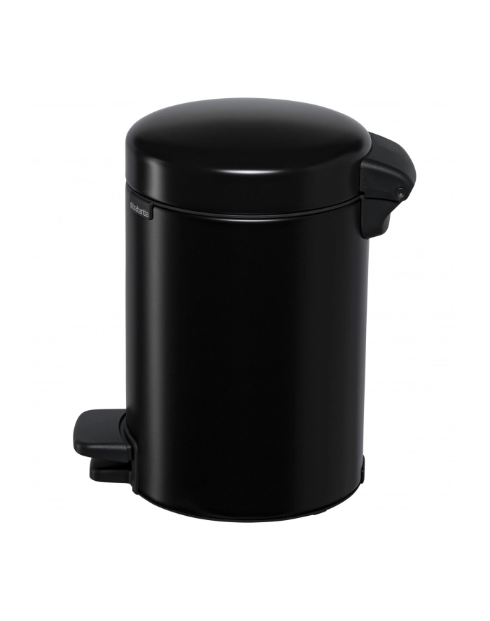 Brabantia Kosz Na Śmieci Pedałowy Newicon 3L Matowy Czarny (113321) główny