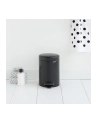 Brabantia Kosz Na Śmieci Pedałowy Newicon 3L Matowy Czarny (113321) - nr 5