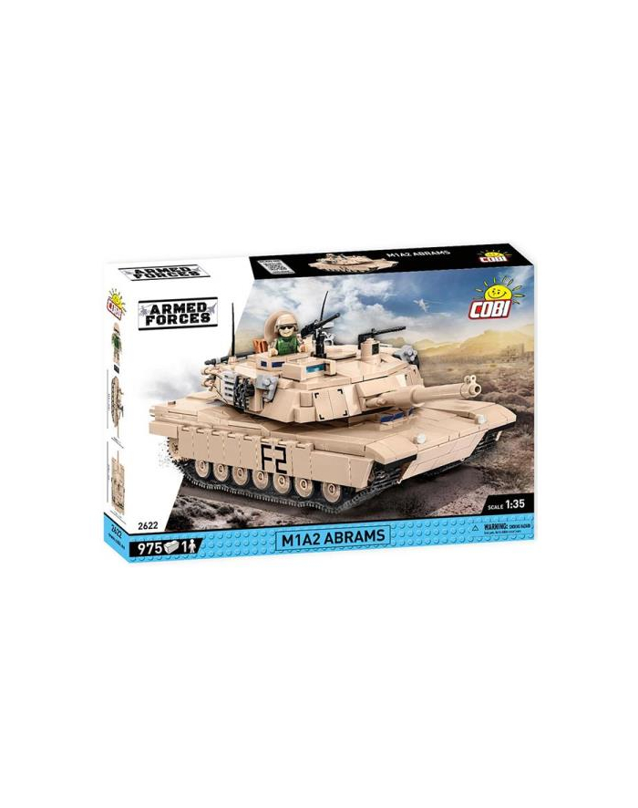 COBI 2622 Armed Forces Czołg M1A2 Abrams 975 klocków główny