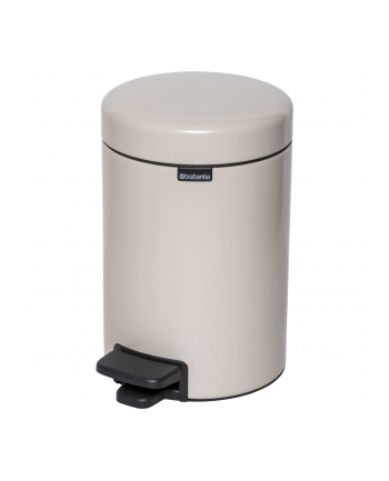 Brabantia Kosz Na Śmieci Pedałowy Newicon 3L Jasnobeżowy (149887)