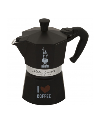 Bialetti Moka Express Love Na 3 Filiżanki Espresso Tz Czarna (502020300)