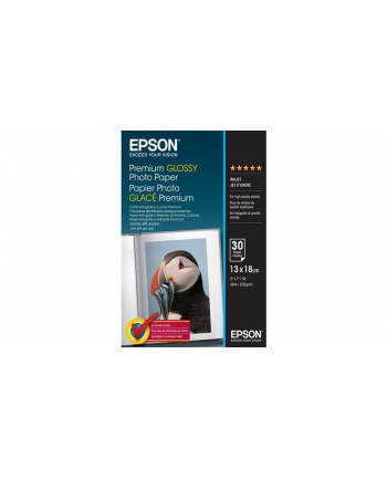 epson Papier Premium Glossy Photo 255g/m2 30 arkuszy 13x18cm
