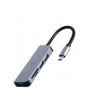 gembird Hub 3-portowy USB-C, USB 2.0x2, USB 3.0, czytnik kart - nr 1