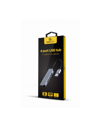 gembird Hub 4-portowy USB (3xUSB 2.0, USB 3.1)