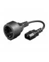 MANHATTAN Adapter Zasilania IEC320 C14 na Schuko F Gniazdo 23cm - nr 1