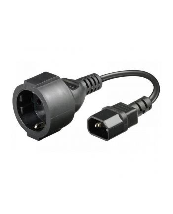 MANHATTAN Adapter Zasilania IEC320 C14 na Schuko F Gniazdo 23cm