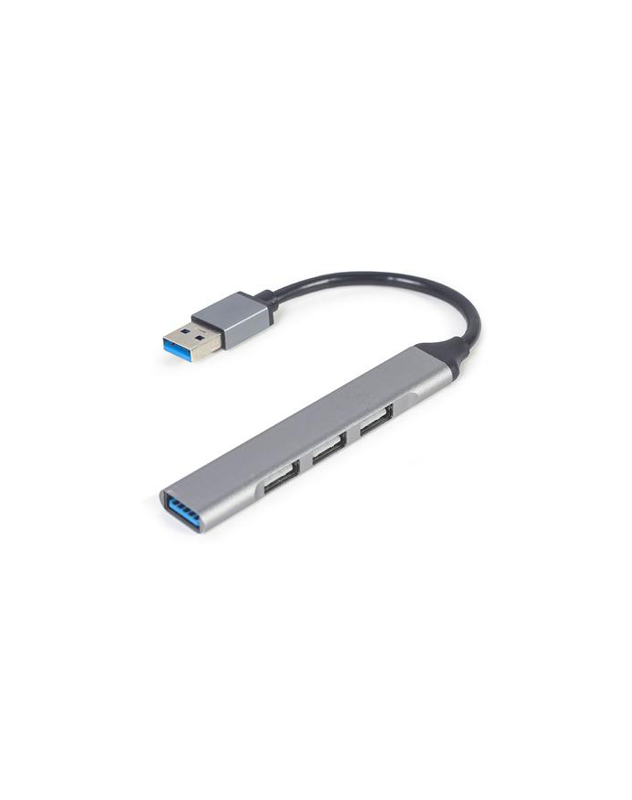 GEMBIRD Hub USB 4-Porty USB3 x 1 USB2 x 3 srebrny główny