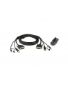 ATEN KABEL KVM  2L-7D02UDX2, [1X ZŁĄCZE MĘSKIE DVI-D, ZŁĄCZE MĘSKIE USB 2.0 A, ZŁĄCZE MĘSKIE JACK 3,5 MM - 1X ZŁĄCZE MĘSKIE DVI-D, ZŁĄCZE ŻEŃSKIE USB - nr 1