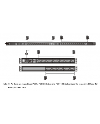 ATEN ATEN 0U 24 PORT BASIS PDU MITÜBERSPANNUNGSSCHUTZ (PE0324SG)  (PE0324SG)