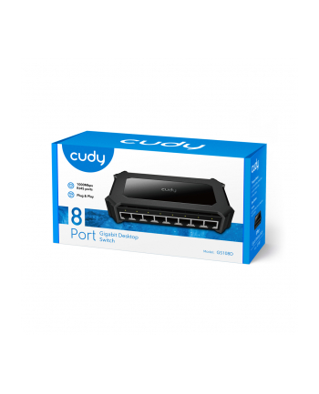 Cudy Switch Lan 8-Port Gs108D 1Gbps 10/100/1000 Mbps Cudy_Gs108D