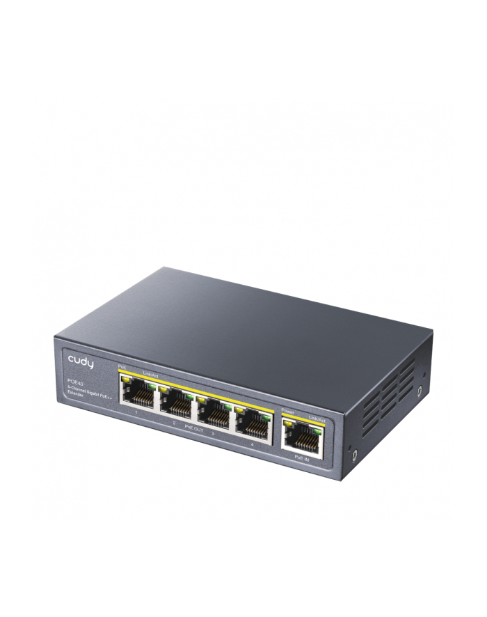 Cudy Extender Poe++ Przedłużacz 1X4 Poe+ Gigabit Poe40 główny
