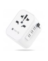 TECHLY Adapter Podróżny Wtyków Zasilania (wersja europejska)/UK/USA Ładowarka 3x USB - nr 2