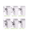 TECHLY Adapter Podróżny Wtyków Zasilania (wersja europejska)/UK/USA Ładowarka 3x USB - nr 6